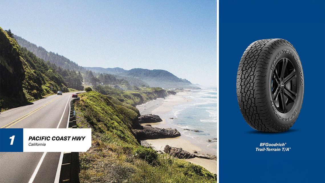 Pacific Coast Highway and BFGoodrich® Trail-Terrain T/A®