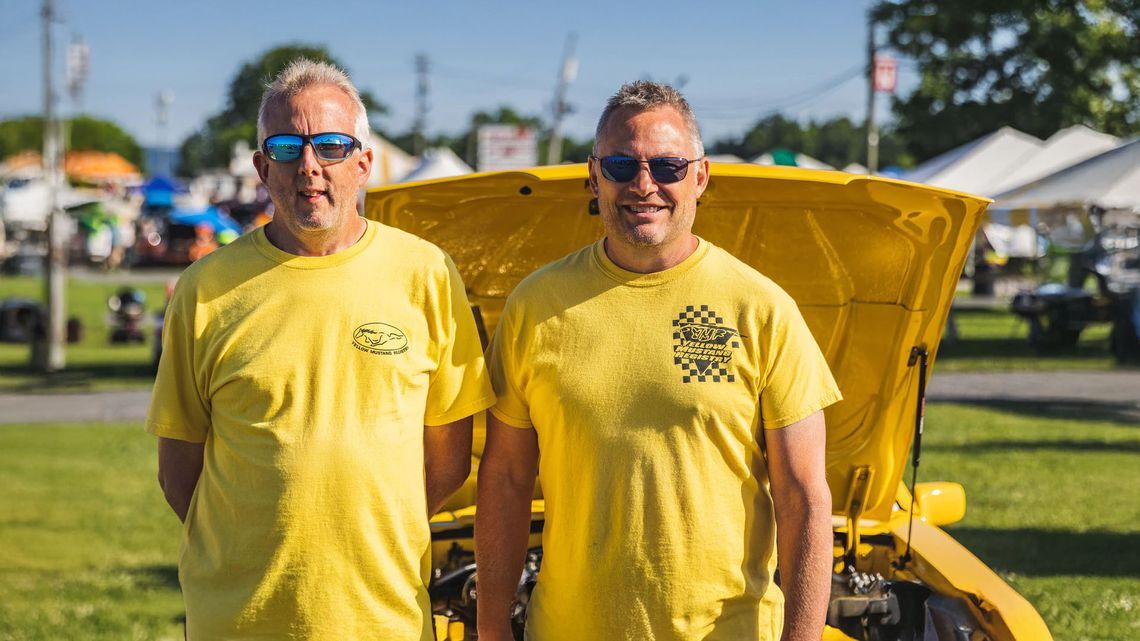 Dave Musgrave (Member No. 5175) and Mark Milde (Member No. 9395) in front of their 1994 Saleen Coupe