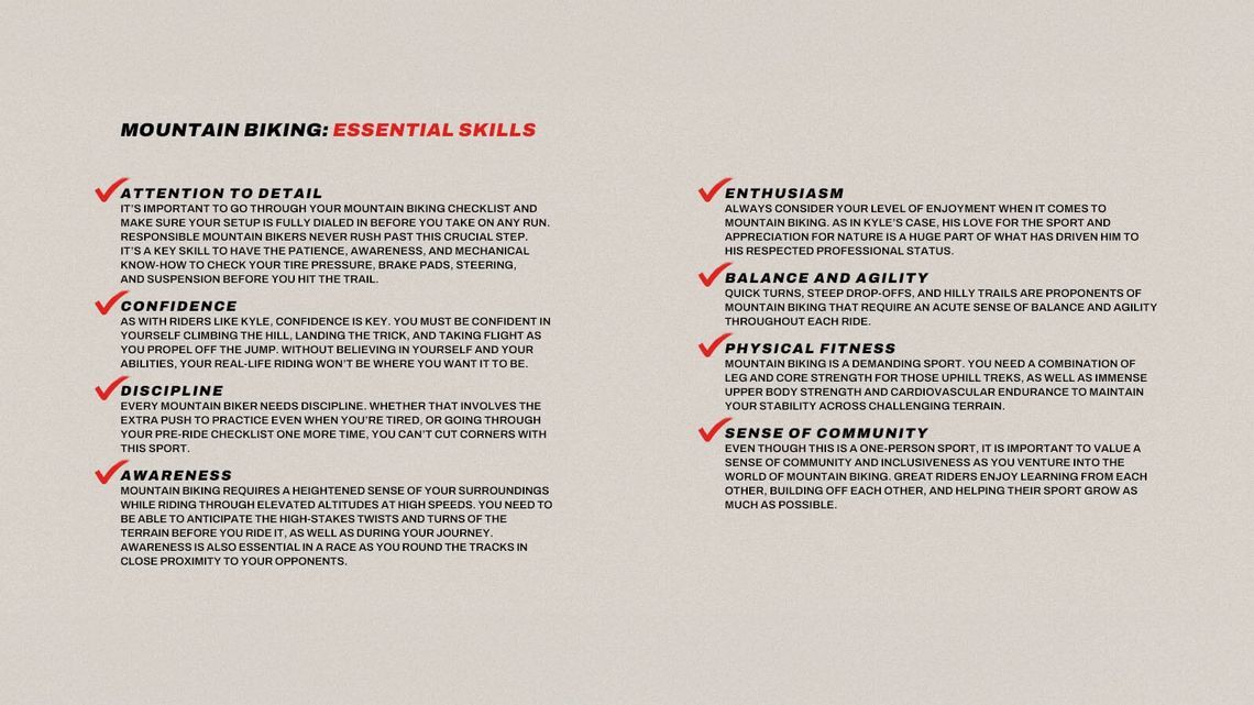 Mountain bike essential skills