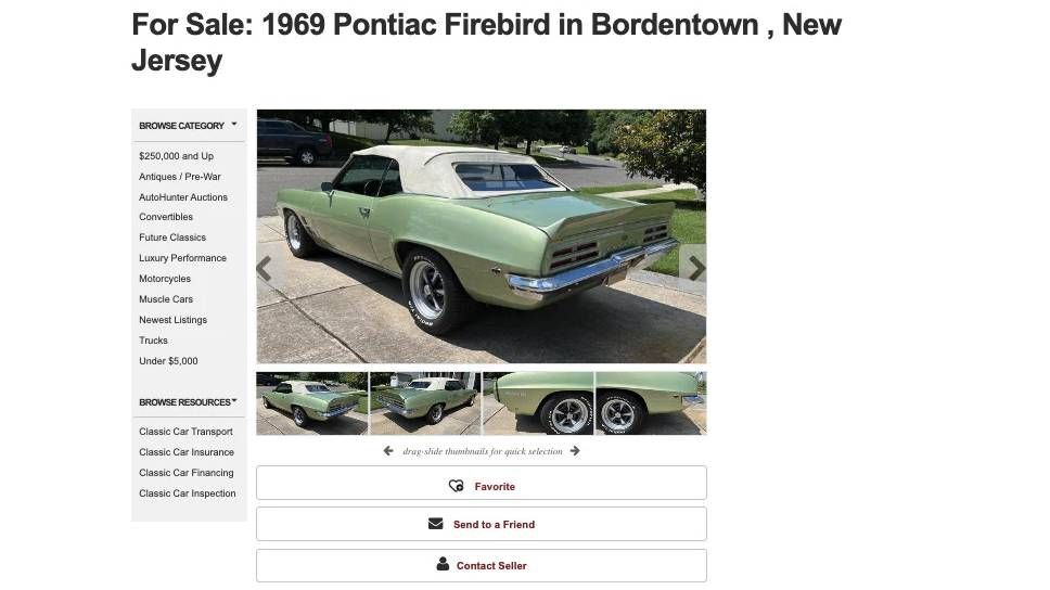 Brian Foody’s 1969 Firebird Convertible