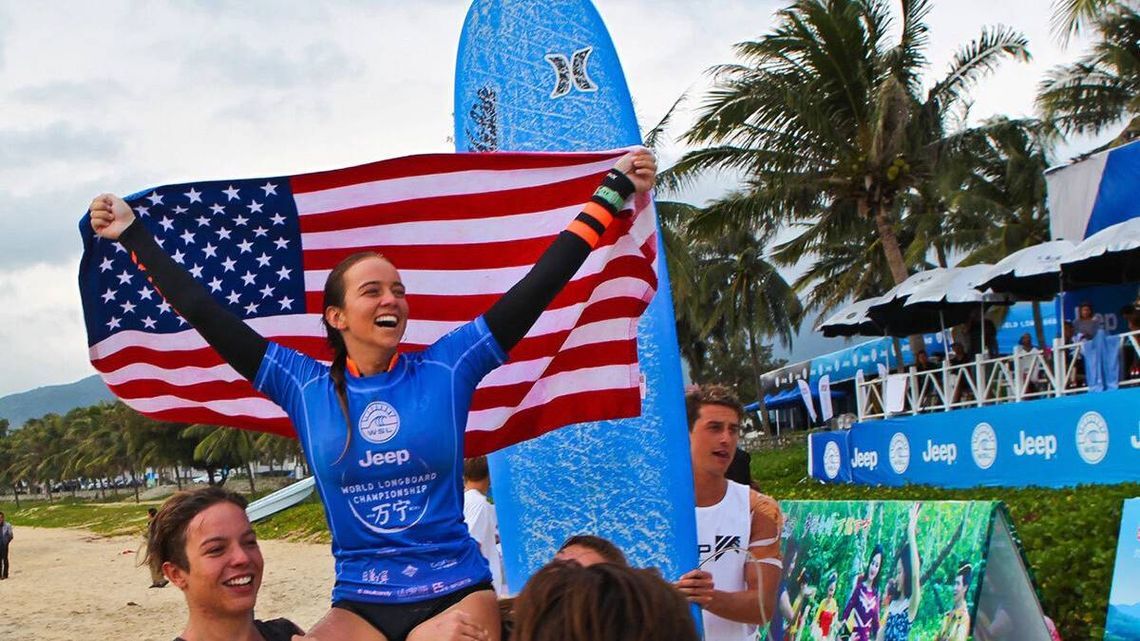 pro-surfer Rachael Tilly