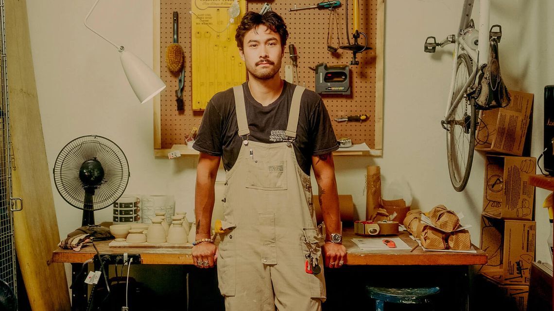 Daniel Dooreck’s ceramics shop