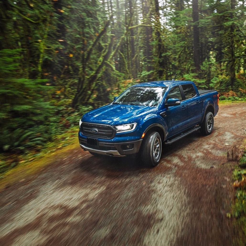 Blue Ford Ranger