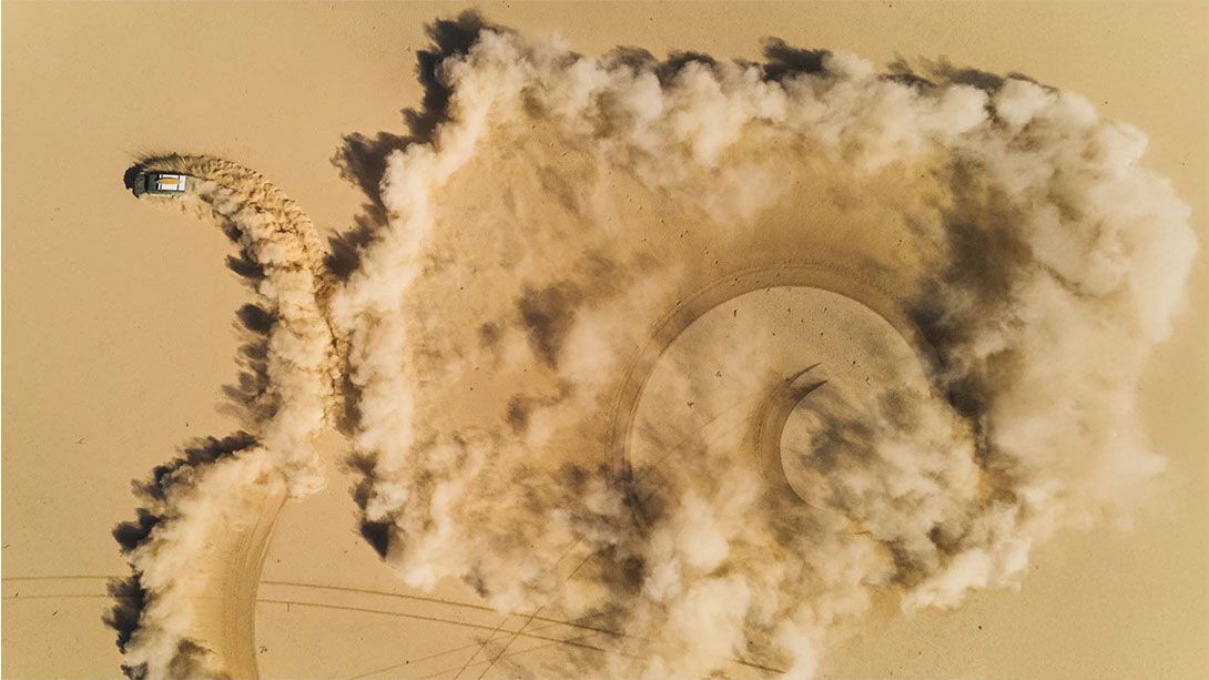 Silt Swirl, Laguna Chapala, Baja California