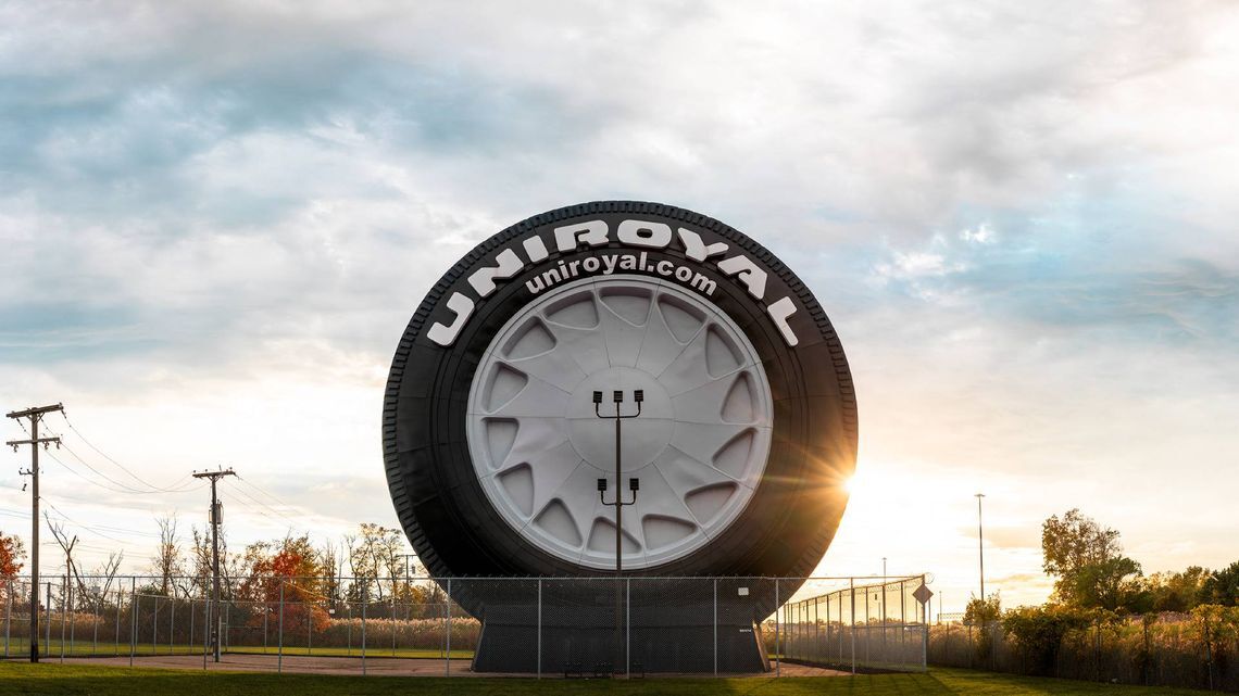 Uniroyal giant tire